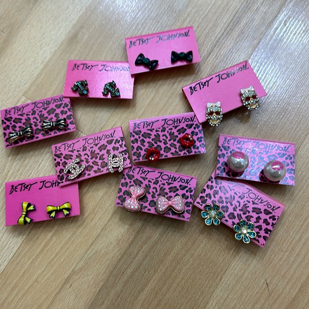 Betsey Johnson earring lot